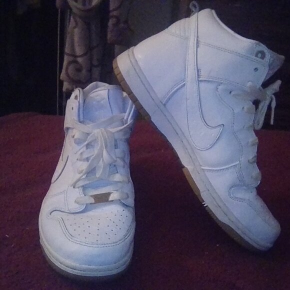Nike Zoom White Hightops - Picture 1 of 7